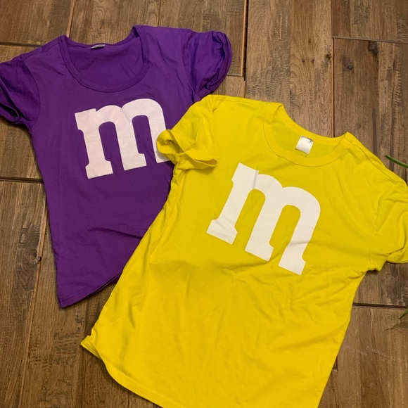 His and Hers M & M shirts. Ladies size small and mens size large. - Picture 1 of 3